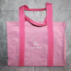 Golden Pacific John Deere Pink Tote Bag 15.75" W x 12" H x 5" D
